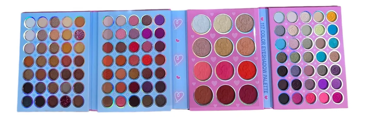 Miniatura 3 de Paleta de sombras I Love You 117 colores Stich